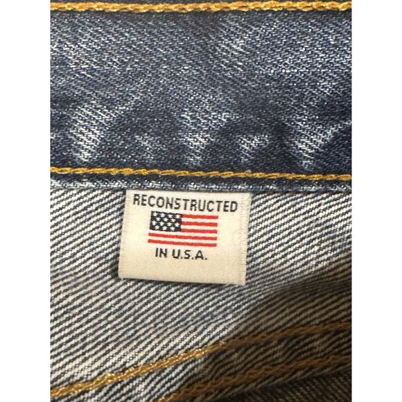 Levi's Jeans Women's 24 (28x29) Re/Done Button Fly Straight Leg Retro Classic - Picture 6 of 13